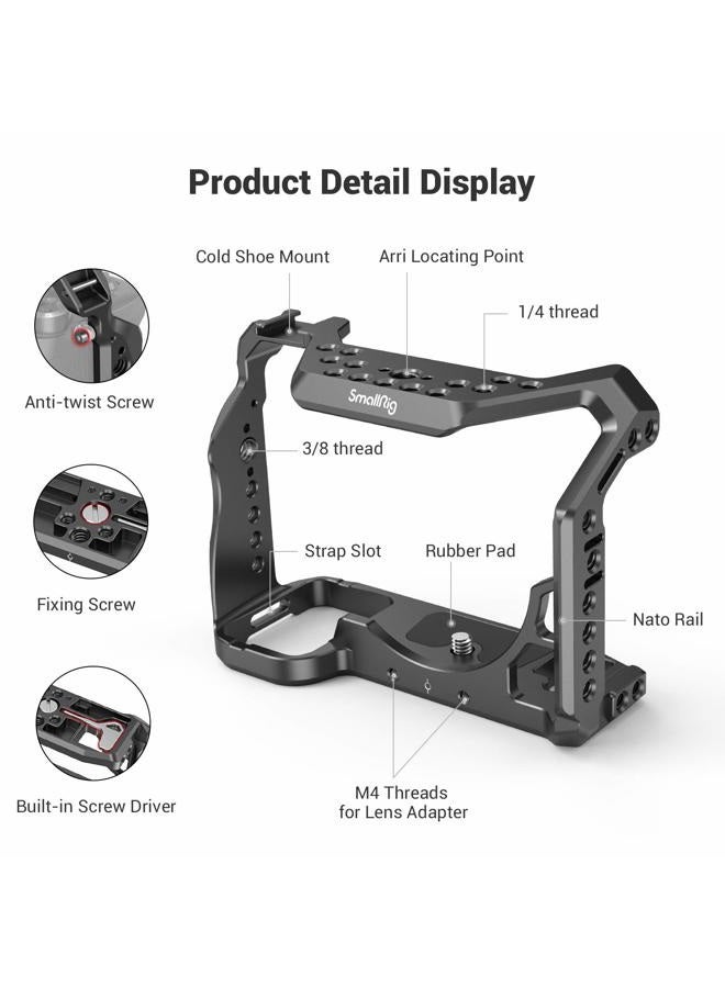 SMALLRIG Camera Cage Only for Sony Alpha 7S III / A7S III / A7SIII / A7S3-2999 - Image 2