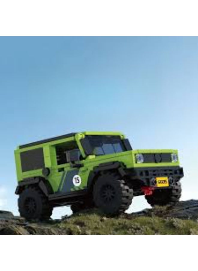 دريمزون نموذج سيارة دفع رباعي للطرق الوعرة من سيتي (66015) - 413 قطعة من مكعبات البناء القابلة للتوصيل - هدية للأطفال - Image 3