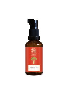 Forest Essentials Forest Essentials Sun Fluid Sunscreen | SPF 50PA ++ | With Natural Zinc & Hyaluronic Acid | No White Cast, Lightweight | With Vitamin C | Protects from UVA/UVB Rays | for Oily, Dry, & Combination Skin  - Image 1