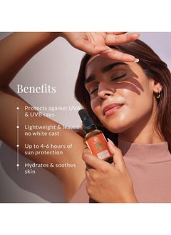 Forest Essentials Forest Essentials Sun Fluid Sunscreen | SPF 50PA ++ | With Natural Zinc & Hyaluronic Acid | No White Cast, Lightweight | With Vitamin C | Protects from UVA/UVB Rays | for Oily, Dry, & Combination Skin  - Image 2