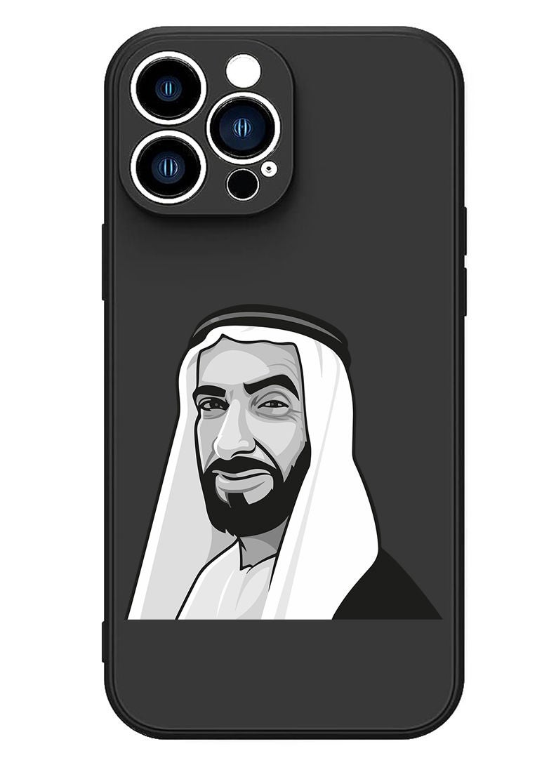 Theodor Protective Slim Fit Case Liquid Silicone Cover with Full Body Protection Anti-Scratch Shockproof Case For iPhone 13 Pro Max Black  - Signs - Image 1