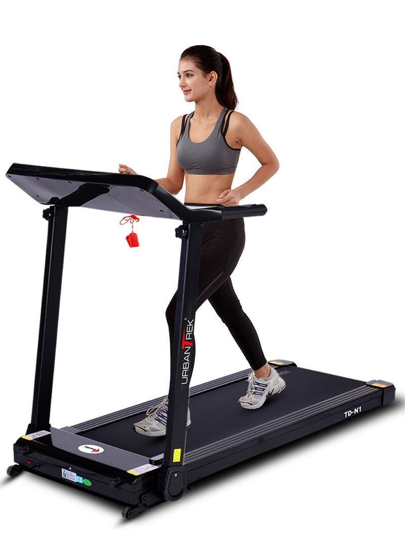 Powermax Fitness Urbantrekâ„¢ Td-N1 (4Hp Peak) Treadmill For Home,Cardio Traning, With 12 Pre-Set Workout,Compact Vertical Foldable, Max Speed 12Km/Hr, Max User Weight 100Kg - Image 1
