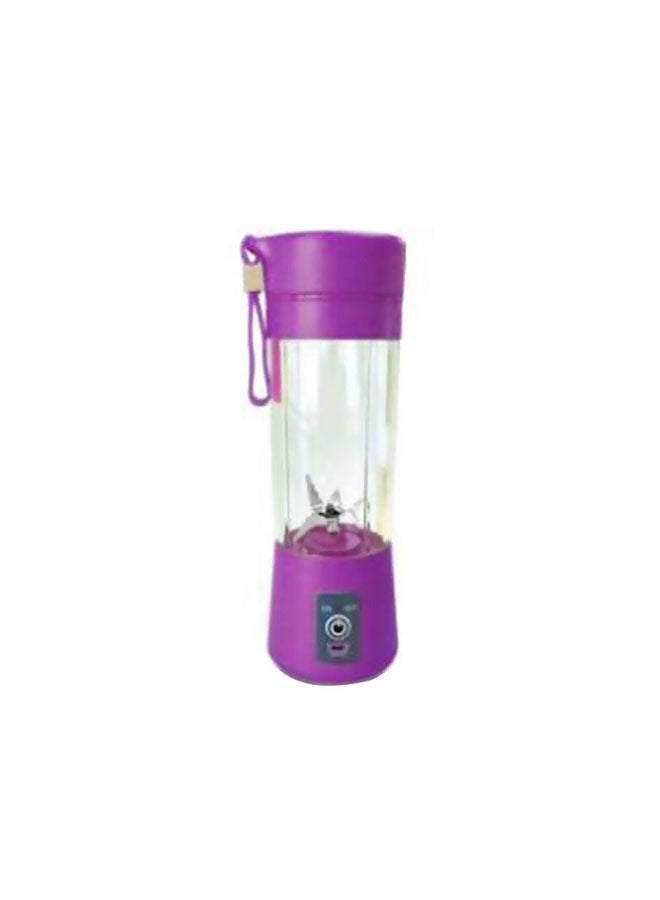 NIBEMINENT Portable Mini Fruit Juicer Purple 8x22.5centimeter