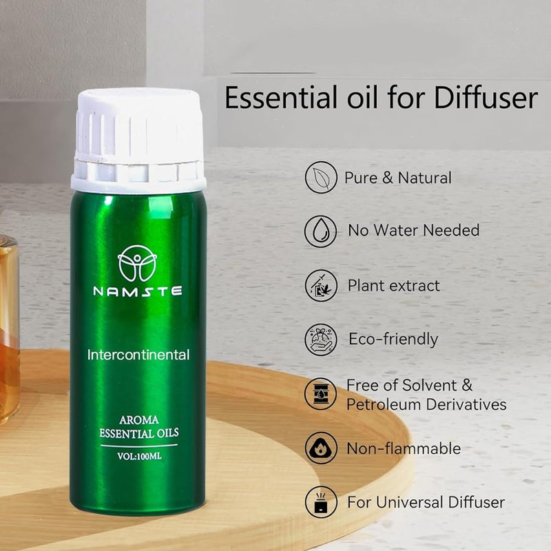 Hotel Collection Scents Essential Oil, 100ml Intercontinental Hotel Diffuser Oil, Luxury Hotel Inspired Aromatic Oil, Blends Lemon, Lily of the Valley, Amber for Relaxation and Sleep - Image 3