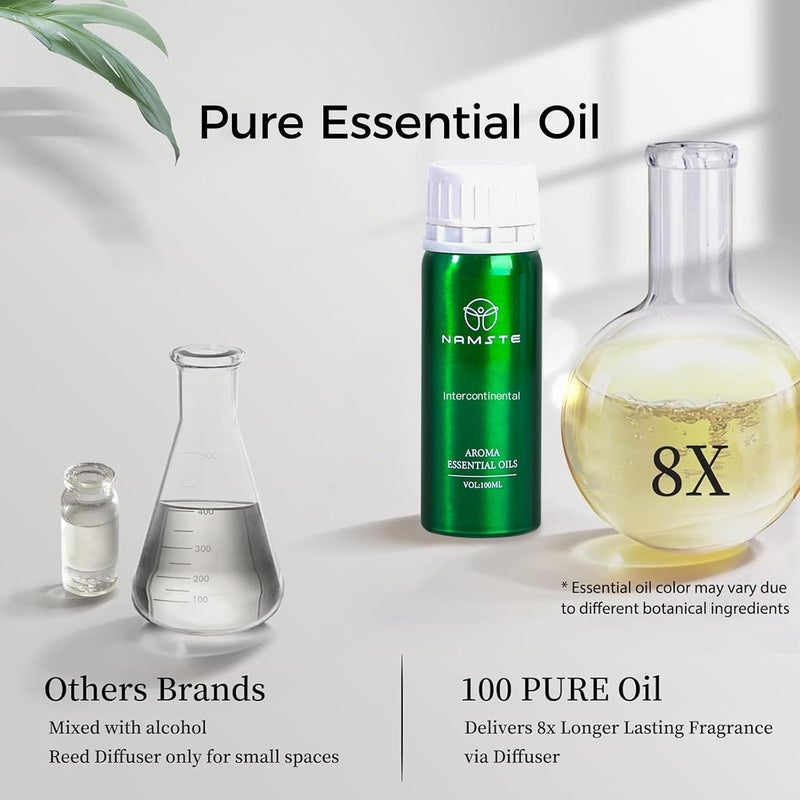 Hotel Collection Scents Essential Oil, 100ml Intercontinental Hotel Diffuser Oil, Luxury Hotel Inspired Aromatic Oil, Blends Lemon, Lily of the Valley, Amber for Relaxation and Sleep - Image 5