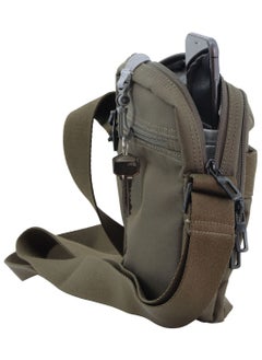 Discovery Adventures DISCOVERY D00912 shoulder/crossbody bag in khaki color.  - Image 5