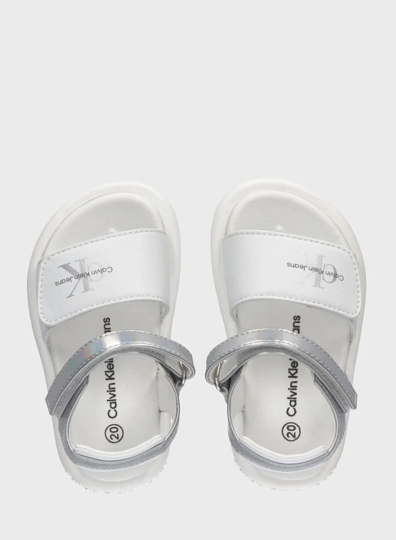 Calvin Klein Jeans Kids Velcro Sandals