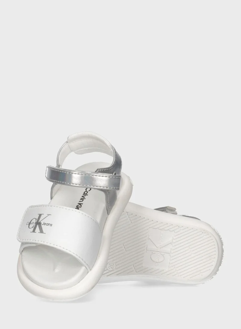 Calvin Klein Jeans Kids Velcro Sandals