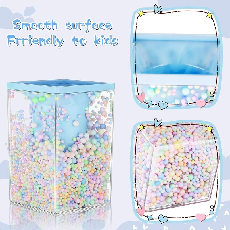 Outus 4 Pieces Cute Pen Holder Bubble Pencil Cup for Kids Kawaii Pencil Holder Desktop Stationery Organizer Makeup Brush Storage Holder for Teen Girls Desk Accessories, 4 Colors - Image 4