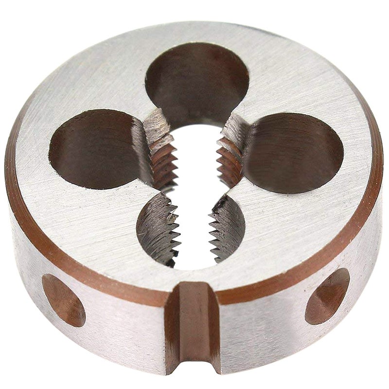KMIAN TOOLS قالب دائري يدوي 6 مم × 1 مقياس يسار، قالب خيوط آلي M6 × 1.0 مم خطوة - Image 2
