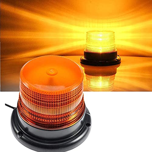 BIGANT LED Strobe Light, Big Ant Amber 48 LED Warning Lights Safety Flashing Strobe Lights with Magnetic for Most Vehicle Trucks Cars, Law Enforcement Emergency Hazard Beacon Caution Warning Snow Plow - Image 1