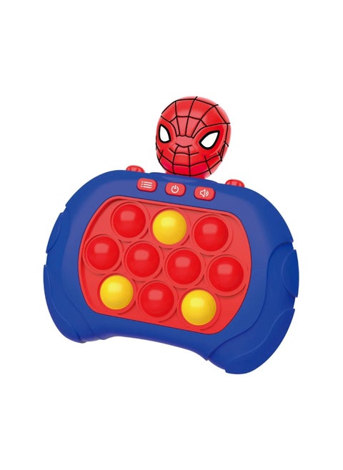 Interactive Pop-Up Toy with Spider Hero Design Blue