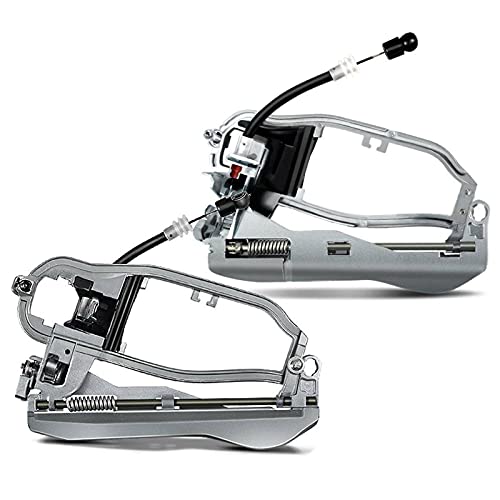 YHTAUTO Set of 2 Front Exterior Outside Door Handle Carrier for 20002006 BMW E53 X5 Left Driver and Right Passenger Side - Image 1