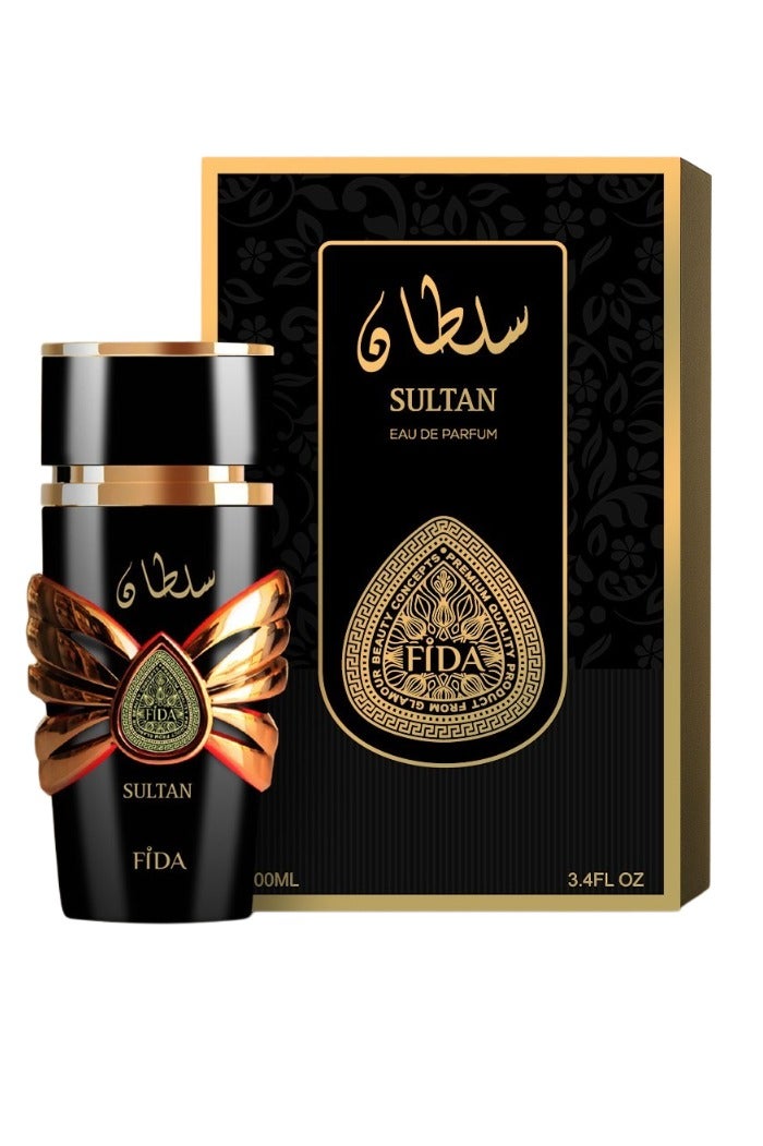 فيدا عطر سلطان أو دو بارفان من فيدا - 100 مل | عطر سُلطان الفاخر للرجال - فواح وثابت يدوم طويلاً - Image 1