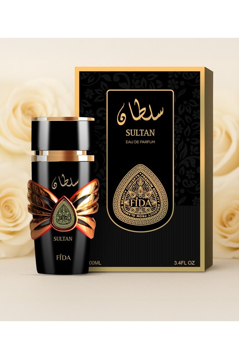 فيدا عطر سلطان أو دو بارفان من فيدا - 100 مل | عطر سُلطان الفاخر للرجال - فواح وثابت يدوم طويلاً - Image 2