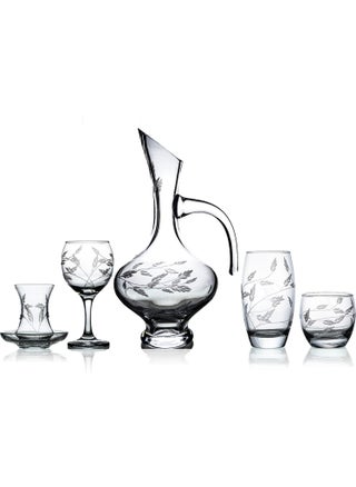 Pudgy 61 Piece Glass Dowry Set Bosnian Carafe with Shoot Pattern - pzsku/ZF00630C0A72F507A7BACZ/45/_/1731522072/5e9aae92-cdf2-4023-8a4d-d30595042867