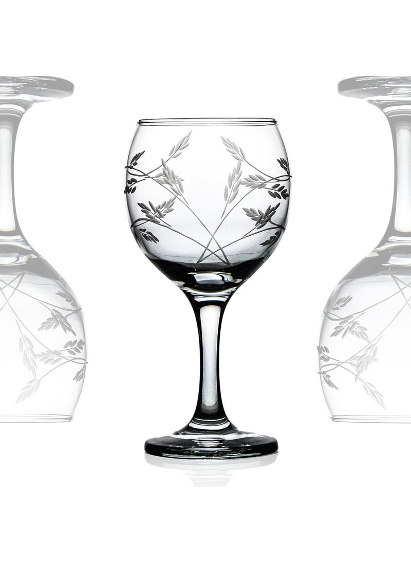 Pudgy 61 Piece Glass Dowry Set Bosnian Carafe with Shoot Pattern