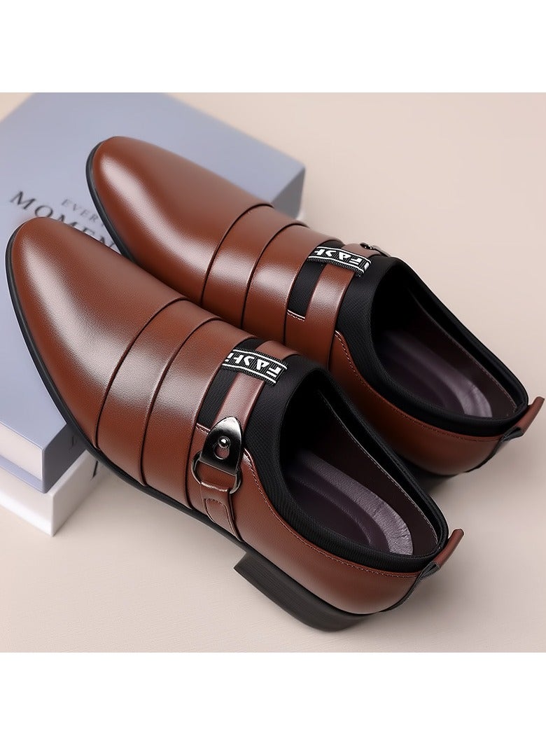 Shougu New Men's Business Leather Shoes  - Image 1