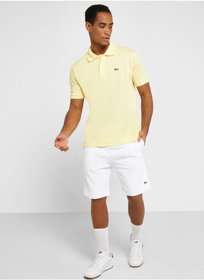 LACOSTE - Logo Pocket detailed Shorts - Image 1