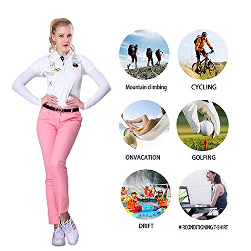 Malarocoby Anti-UV Golf Cooling Shawl Arm Sleeve Sun Protection Breathable & Comfortable for Women Golf & Outdoor Sports - Image 5