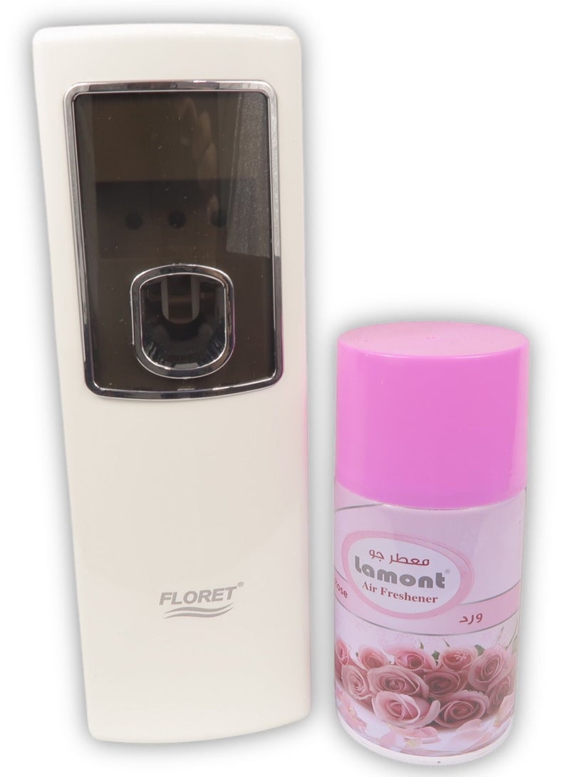 Floret Air Freshener Device with Scented Sprayer - Image 1
