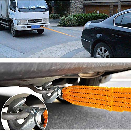 Auto Pearl Car Auto Towing Tow Cable Rope Heavy Duty 3 Ton 2.65Mtr for - Toyota Innova Crysta 2016 - Image 4