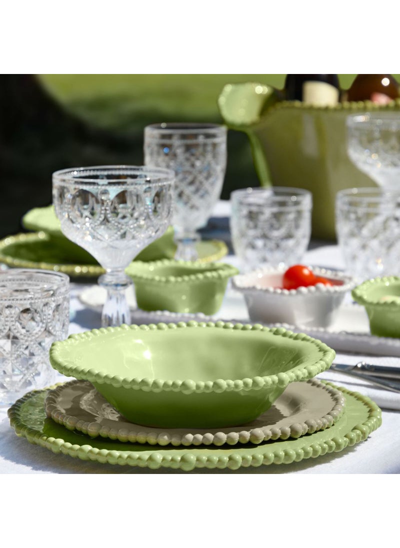 Baci milano Green Melamine Deep Plate 21.5 Cm  - Image 4