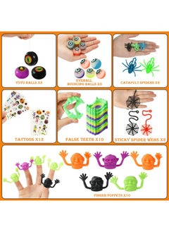 Max Fun 132Pcs Halloween Party Toys Assortment For Kids Halloween Party Favors Prizes Box Toy Assortment Classroom Trick Treating Halloween Treasure Box Toys(Random)  - Image 5