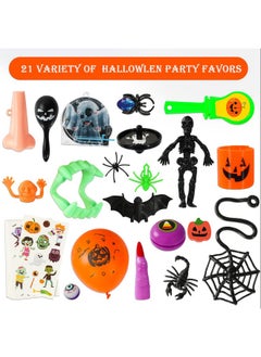 Max Fun 132Pcs Halloween Party Toys Assortment For Kids Halloween Party Favors Prizes Box Toy Assortment Classroom Trick Treating Halloween Treasure Box Toys(Random)  - Image 2