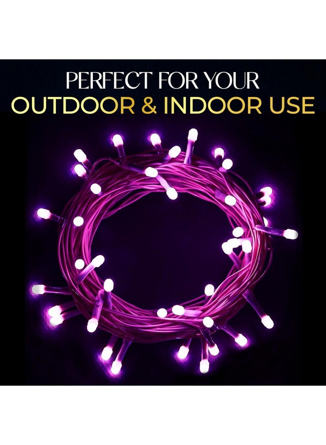 Lexton 40 LED Power Pixel Serial String/Fairy Light | Plug Sourced | Suitable for Home & Outdoor Decoration, Diwali, Christmas, Ramadan, Wedding, Party, Festival (Pack of 10, Pink) - Image 5