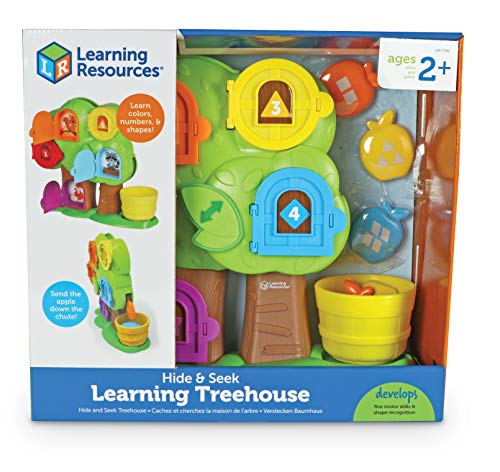 Learning Resources Hide & Seek Learning Treehouse, Letter Games, Toddler Learning Treehouse, Ages 18 mos+ - Image 2