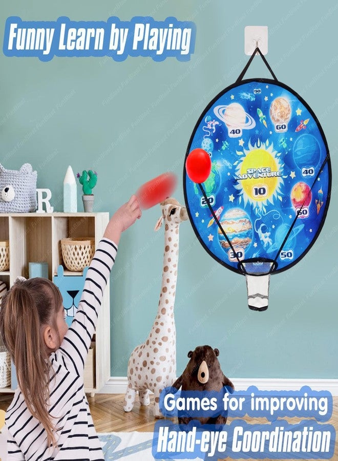 FunBlast 2 in 1 Sticky Target with Basket Ball for Kids – Space Theme Target Shooting Games, Indoor Outdoor Fun Games, Basketball Hoop for Kids, Toys for Kids - Image 4
