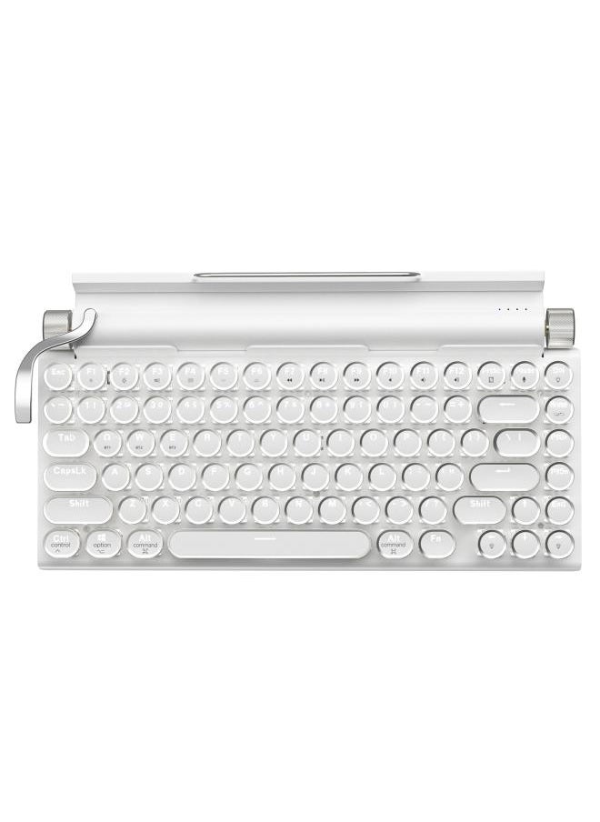 VUELO - Retro Typewriter Keyboard Wireless Bluetooth Keyboard Steampunk Mechanical Keyboard Mobile Phone Tablet Pc Universal - Image 1