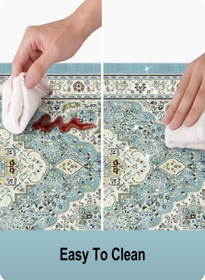 Collive Boho Anti Fatigue Kitchen Mats Sets 2 Piece Non Skid Kitchen Mats for Floor Cushioned Kitchen Rugs and Mats Waterproof Ergonomic Comfort Standing Mat Runner for Kitchen,Home,Office,Laundry - Image 4