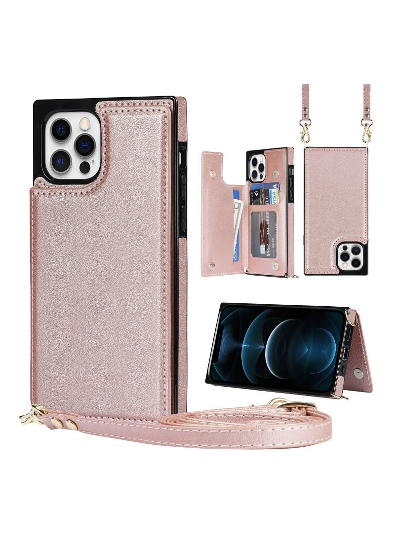 Loquat Suitable For iPhone Flip Type Crossbody Case 