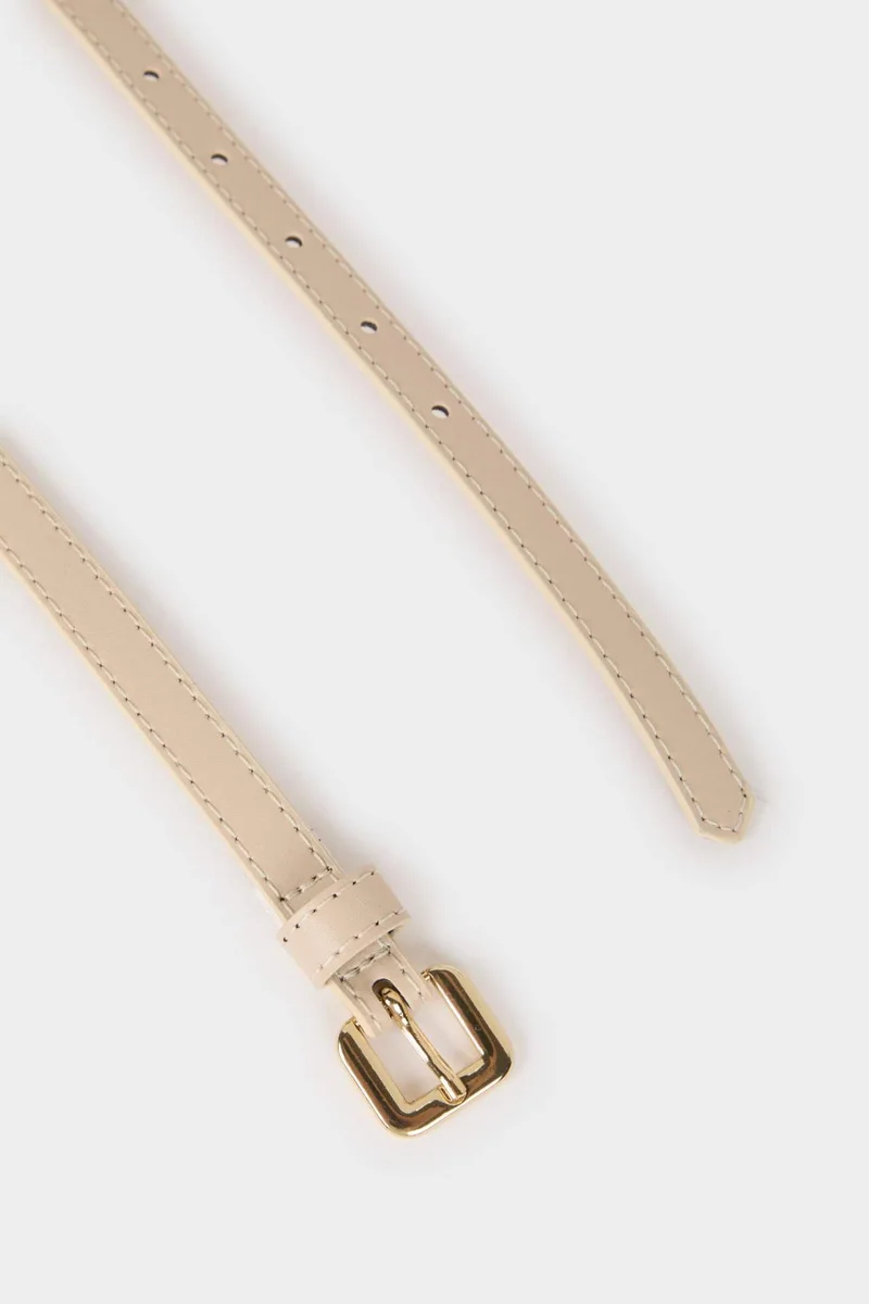 ديفاكتو Woman Faux Leather 3 Piece Denim Belt