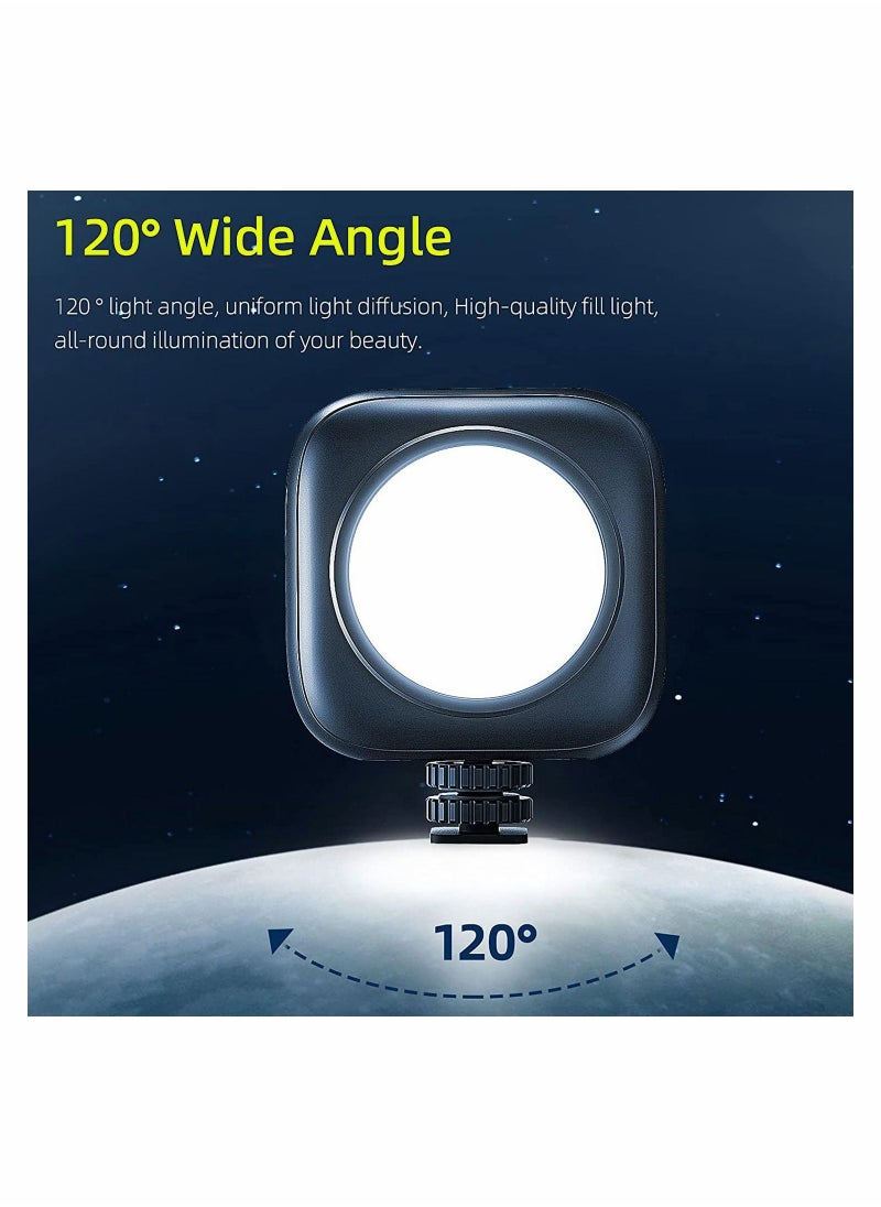 Y&D - LED Mini Panel Light for Professional DSLR Cameras Adjustable on camera mount LCD Display Photo Video Lighting Smartphone GoPro YouTube TikTok Live Streaming Shooting Photography - Image 1