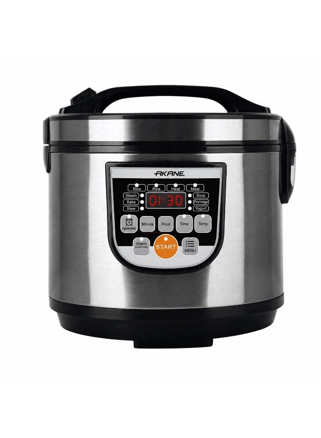 AKANE A.178 Digital Rice Cooker 5L 900W with Non-Stick Inner Pot, Multi-Function Menu, Steamer Basket & 24-Hour Timer