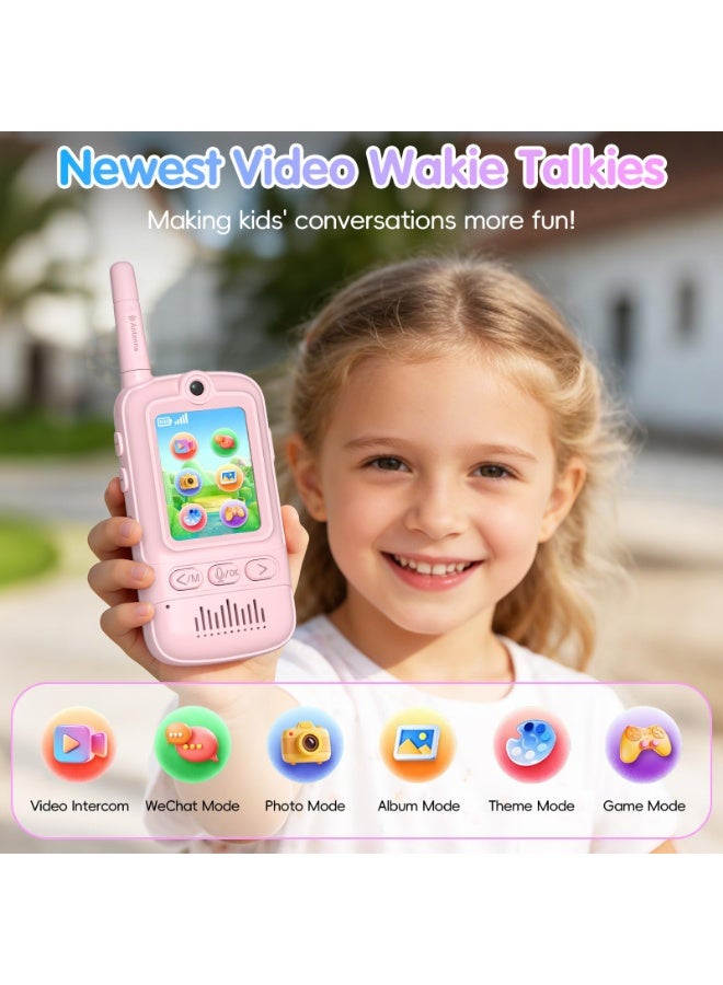 ASIV 2-Pack Kids Interactive Toys – Outdoor Camping Essential, Remote Voice & Video Parent-Child Interactive Device, Buddy Interactive Toy Set (Blue/Pink) - Image 2