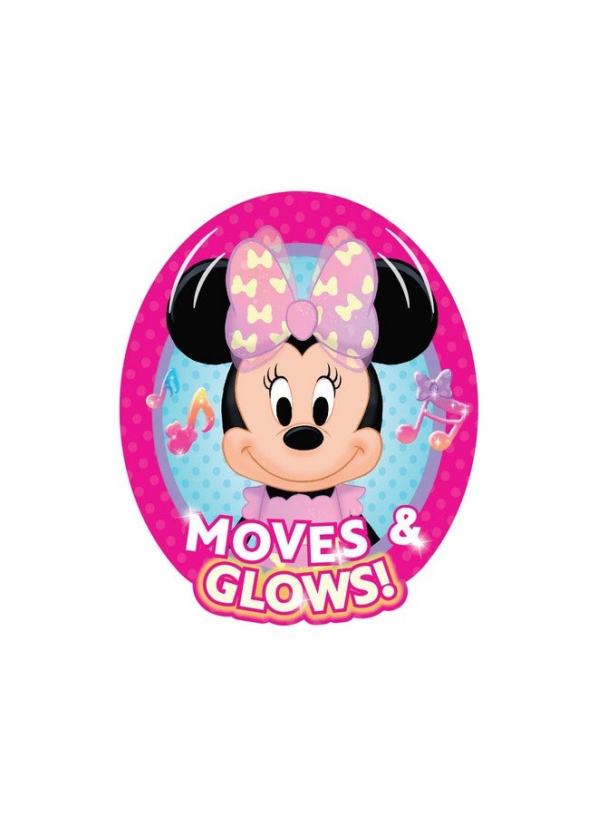 Just Play Nior Minnie Mouse Fashion Bow 14-Inch Plush Stuffed Animal With Lights And Sounds, Kids Toys For Ages 3 Up By Just Play - Image 3