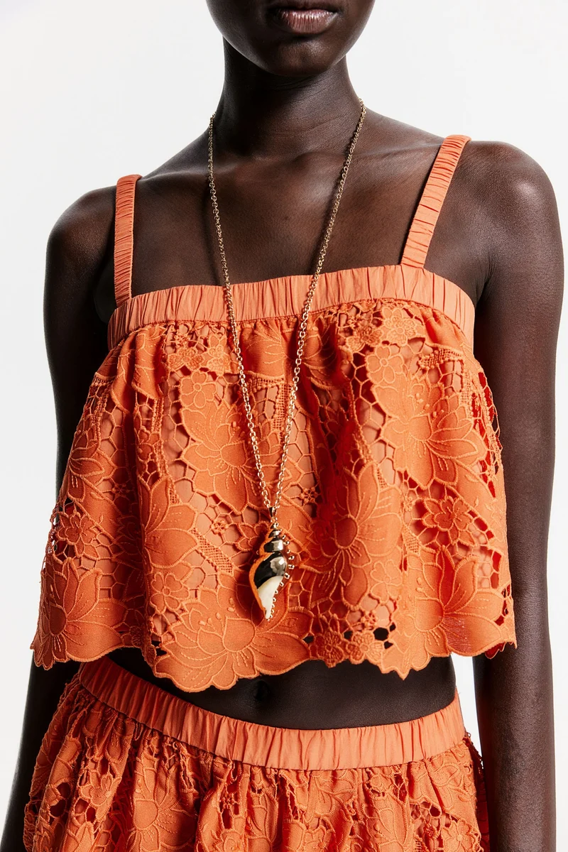 H&M Broderie anglaise top