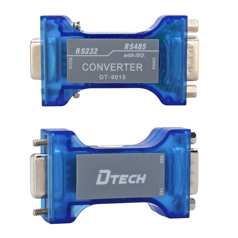 DTECH Industrial Grade RS232 to RS485 Converter Adapter Optical Isolation Protector with TX RX LED Lights for Long Haul Serial Communication - Image 5