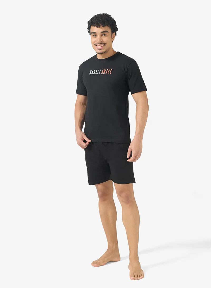 Nightwear T-Shirt & Shorts Set