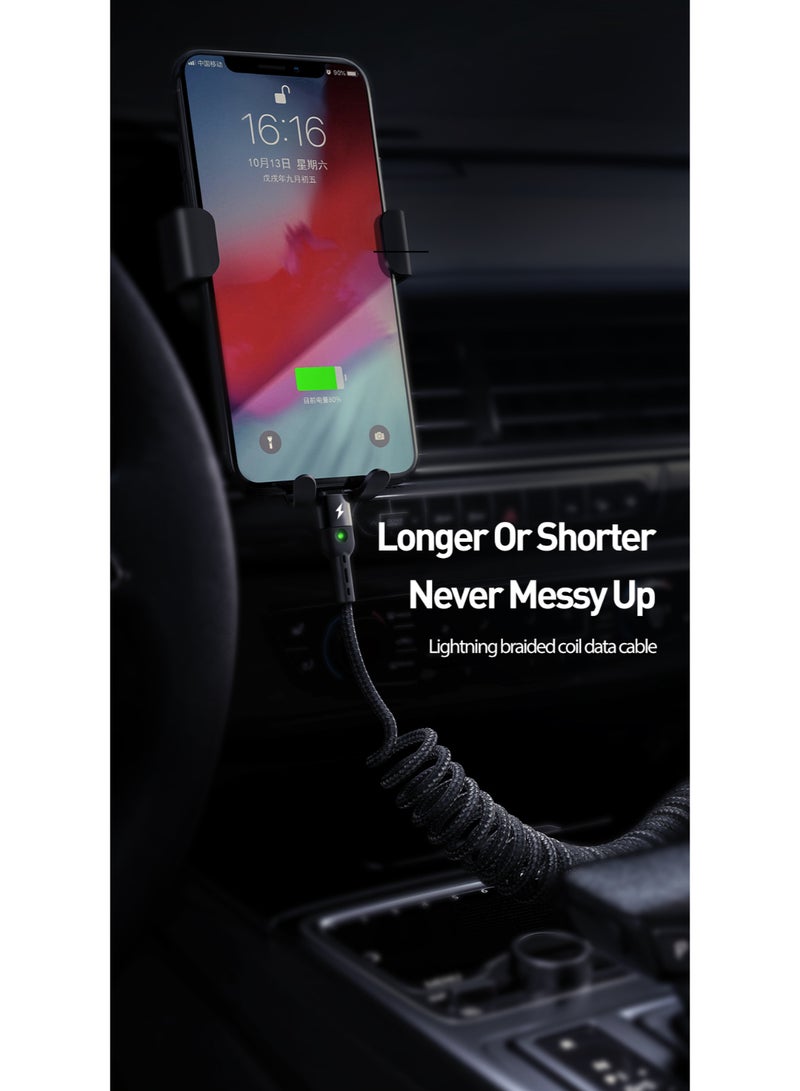 مكدودو Mcdodo كابل بيانات Lightning ملفوف 1.8 متر (مع إضاءة LED) - Image 3