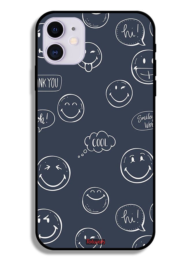Tolwak Apple iPhone 12 mini Protective Case Cool Faces Tags - Image 2