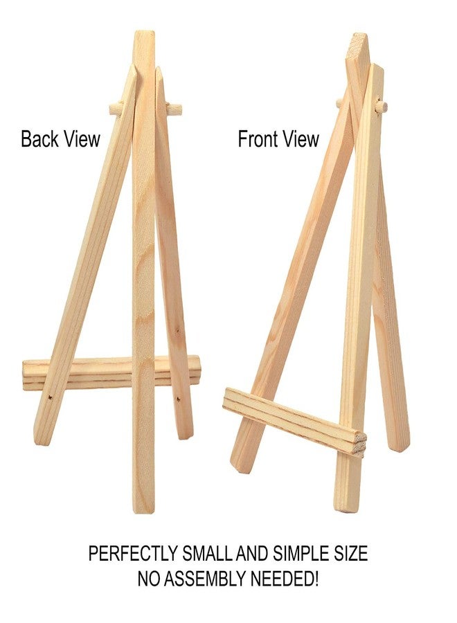 Buzz Cool Wooden Easel Stand | Display Tabletop Tripod Stand for Mini Canvas, Art Decoration | Small Easel Stand for Artists Photos Card Wedding Decoration | 6 inch, 10pcs - Image 4