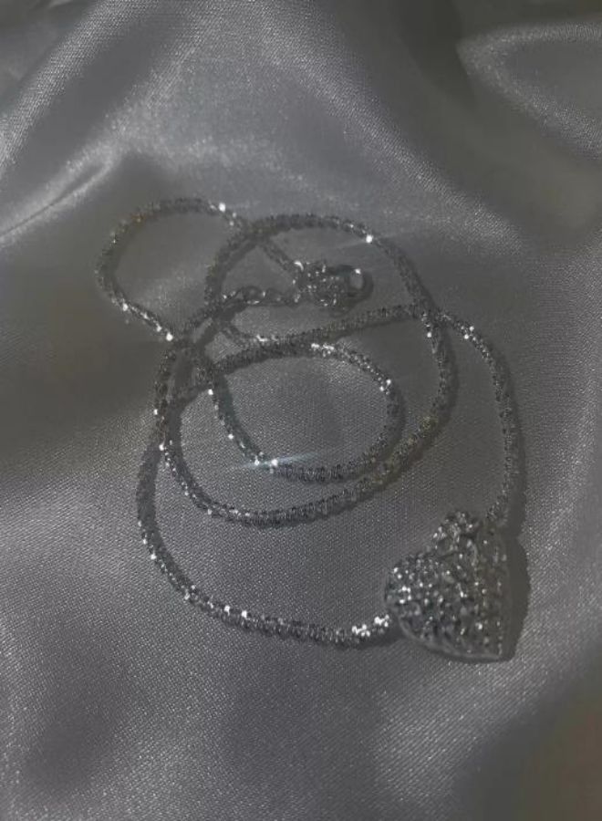 ساتينور مكانة بسيطة تصميم قلادة القلب العاطفي - Image 3