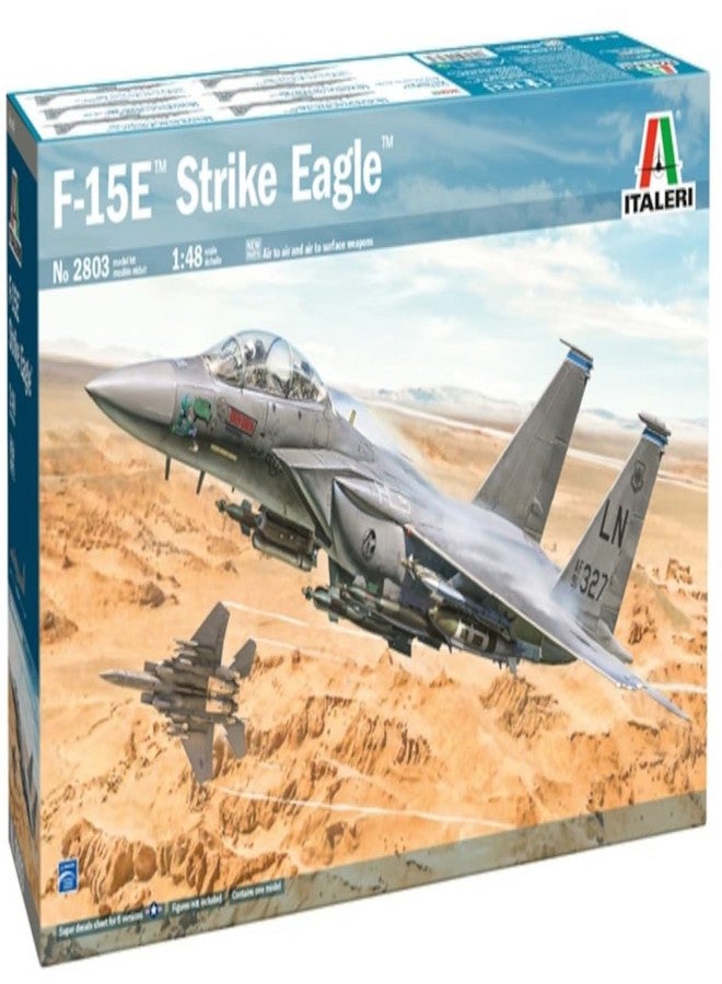 Italeri -2803 F-15E Strike Eagle, 1:48 Scale, Model Kit, Plastic Model to Assemble, Model Making, IT2803 - Image 1