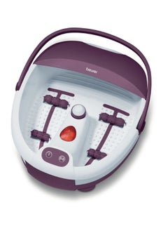 Beurer FB 21 Foot Spa Massager 3-in-1 Bubble, Vibration & Water Tempering Infrared Light 3 Pedicure Attachments Removable Rollers Portable Design​  - Image 1