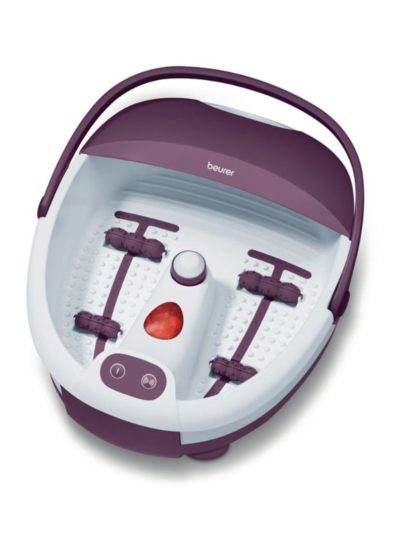 Beurer FB 21 Foot Spa Massager 3-in-1 Bubble, Vibration & Water Tempering Infrared Light 3 Pedicure Attachments Removable Rollers Portable Design​  - Image 1